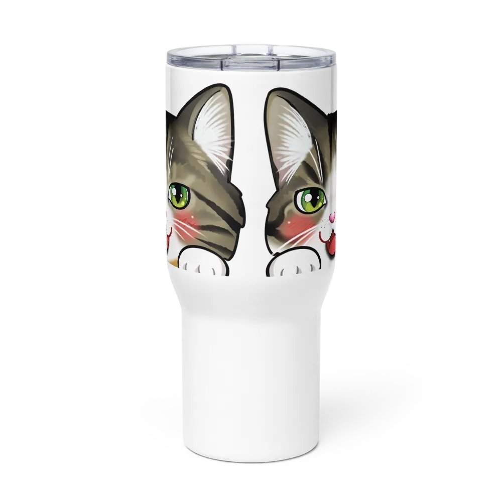 Cat Mug (Traveling With Handle) product image (2)