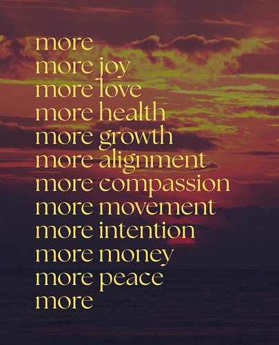 more ✨