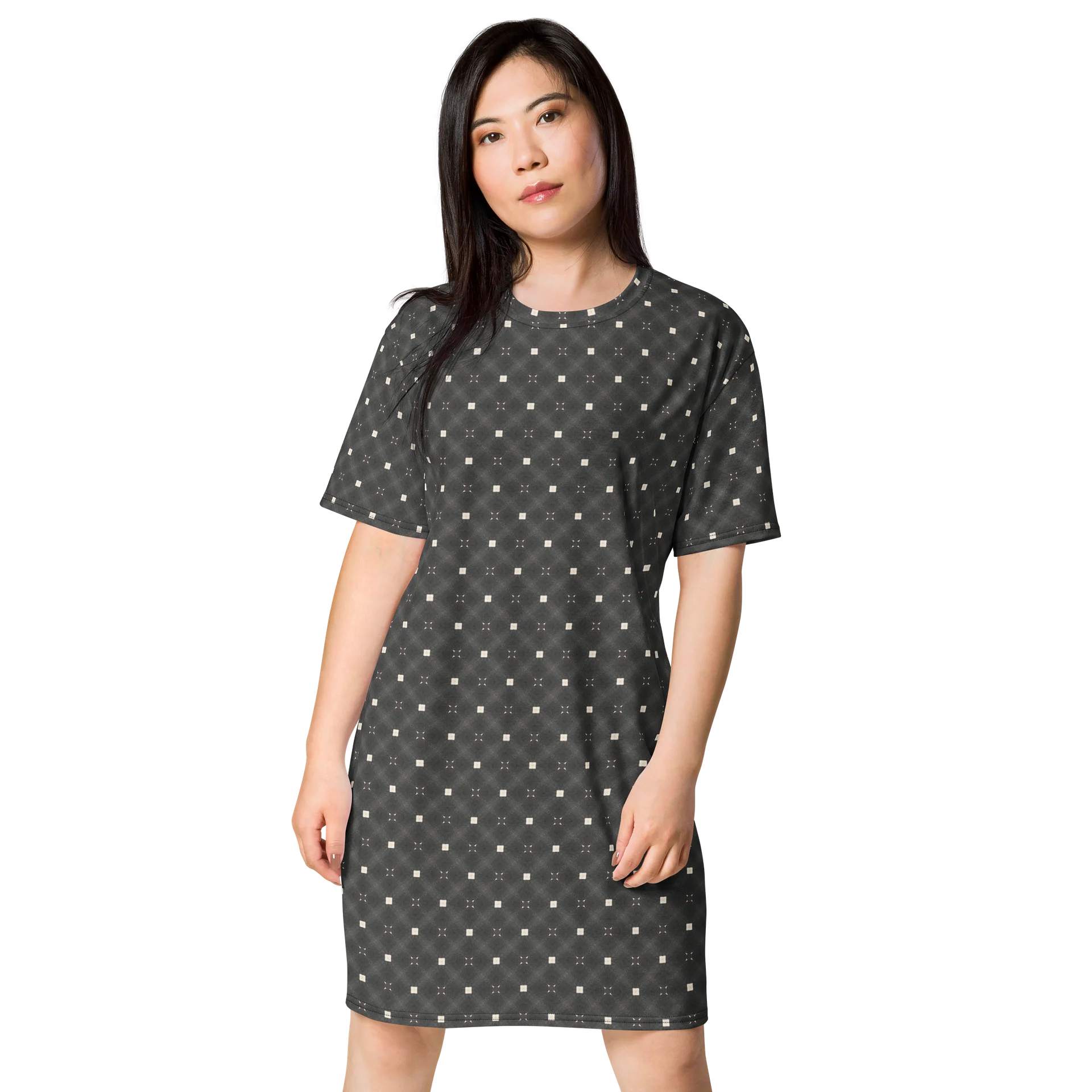 Signature Ink All-Over Print T-Shirt Dress product image (2)