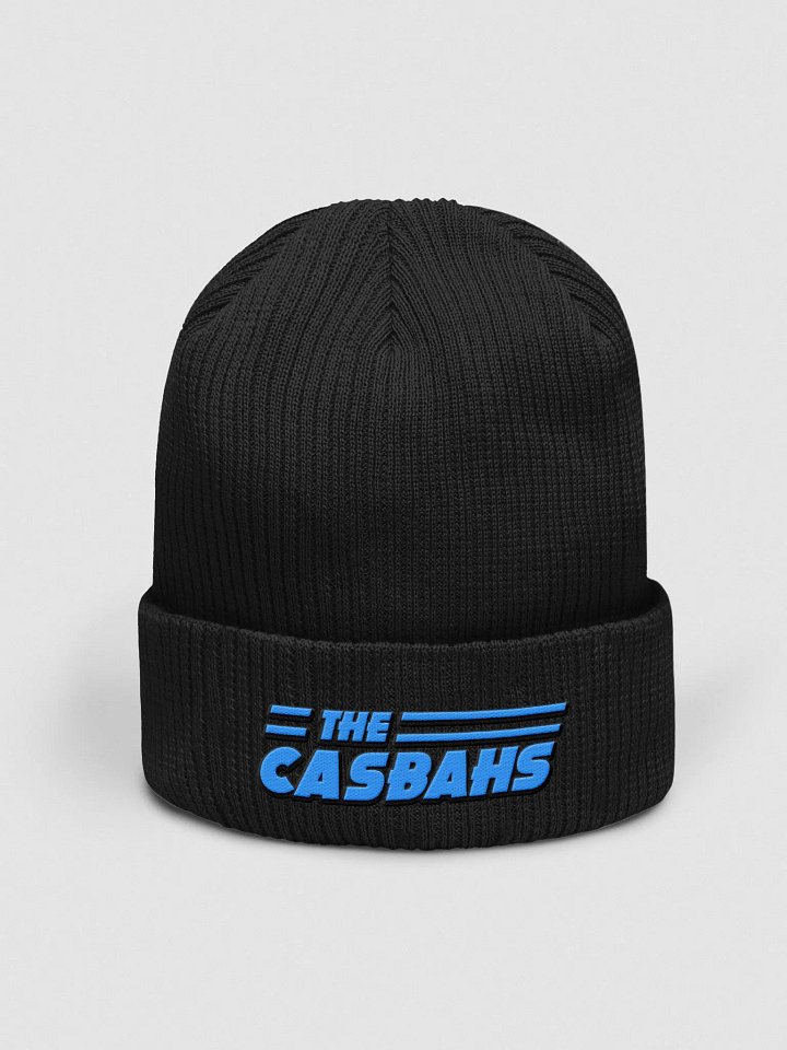Blue Logo Ribbed Beanie product image (1)