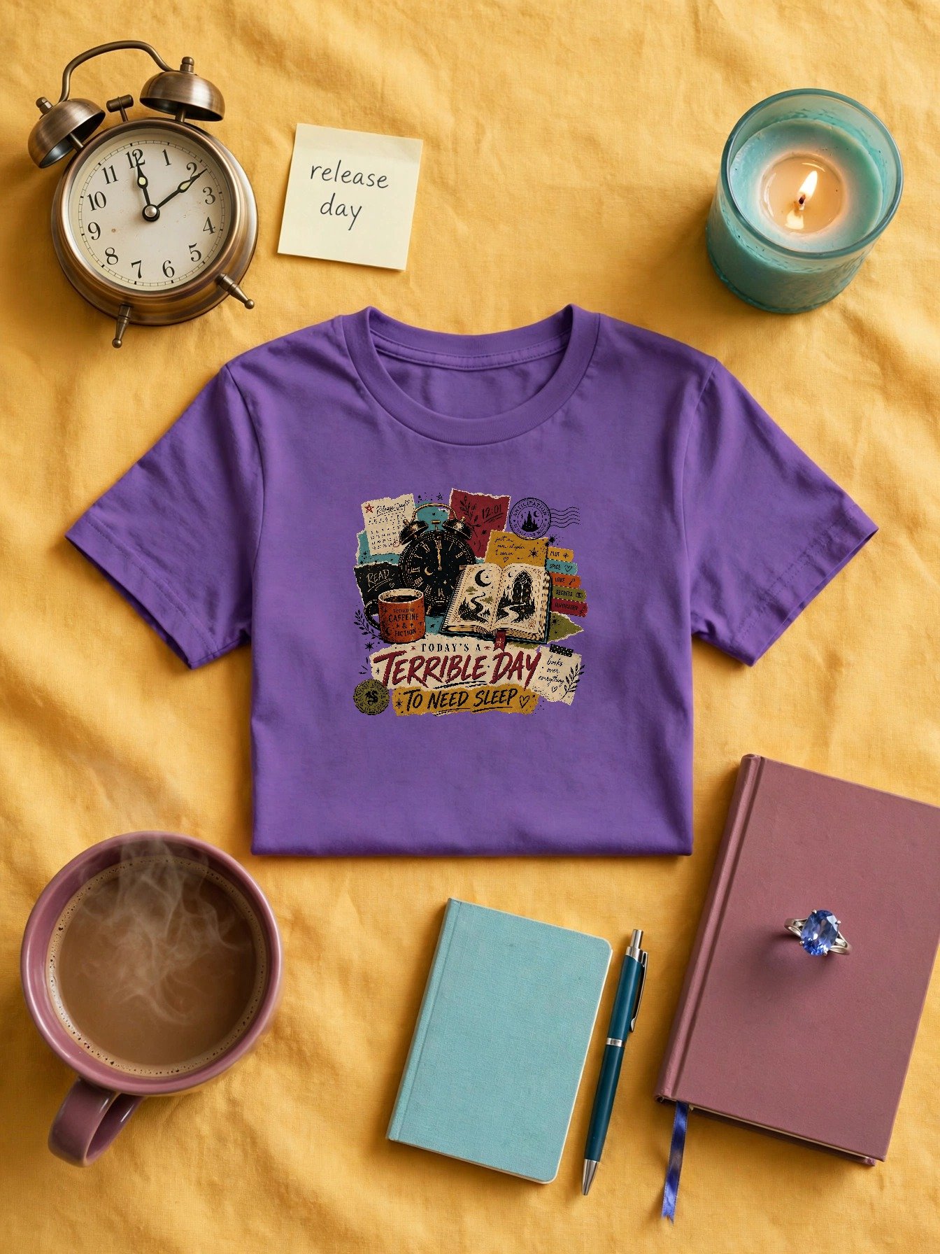Terrible Day to Need Sleep Tee product image (5)