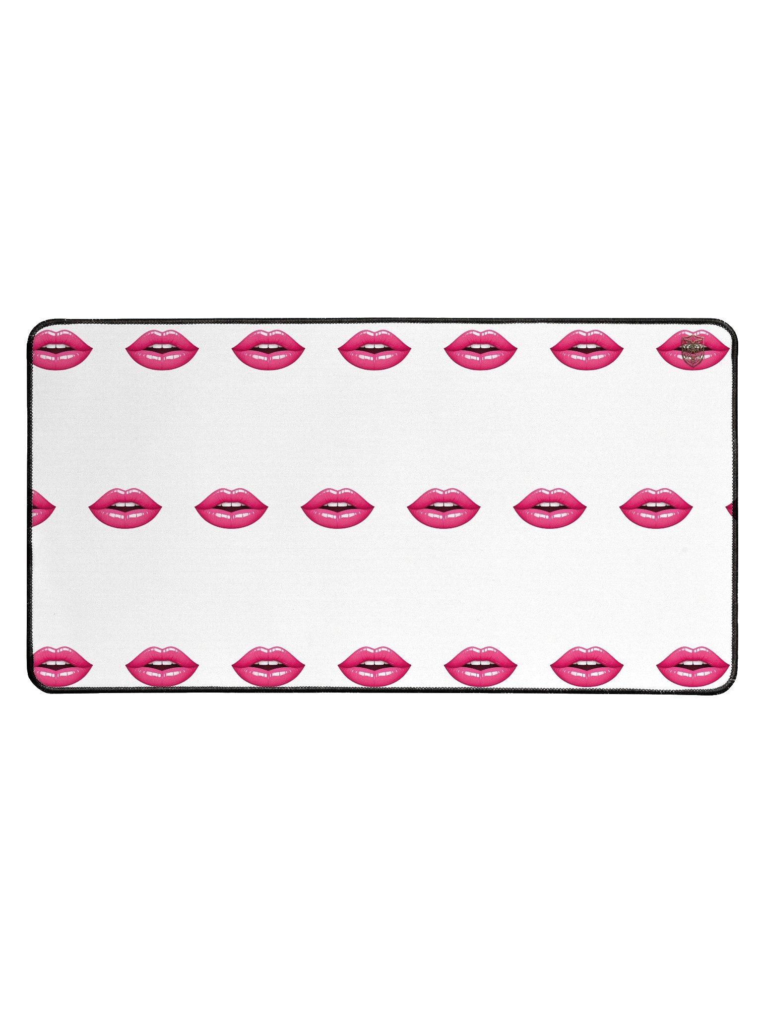 Pink Lips Large Mouse Pad by AdrenRush product image (1)