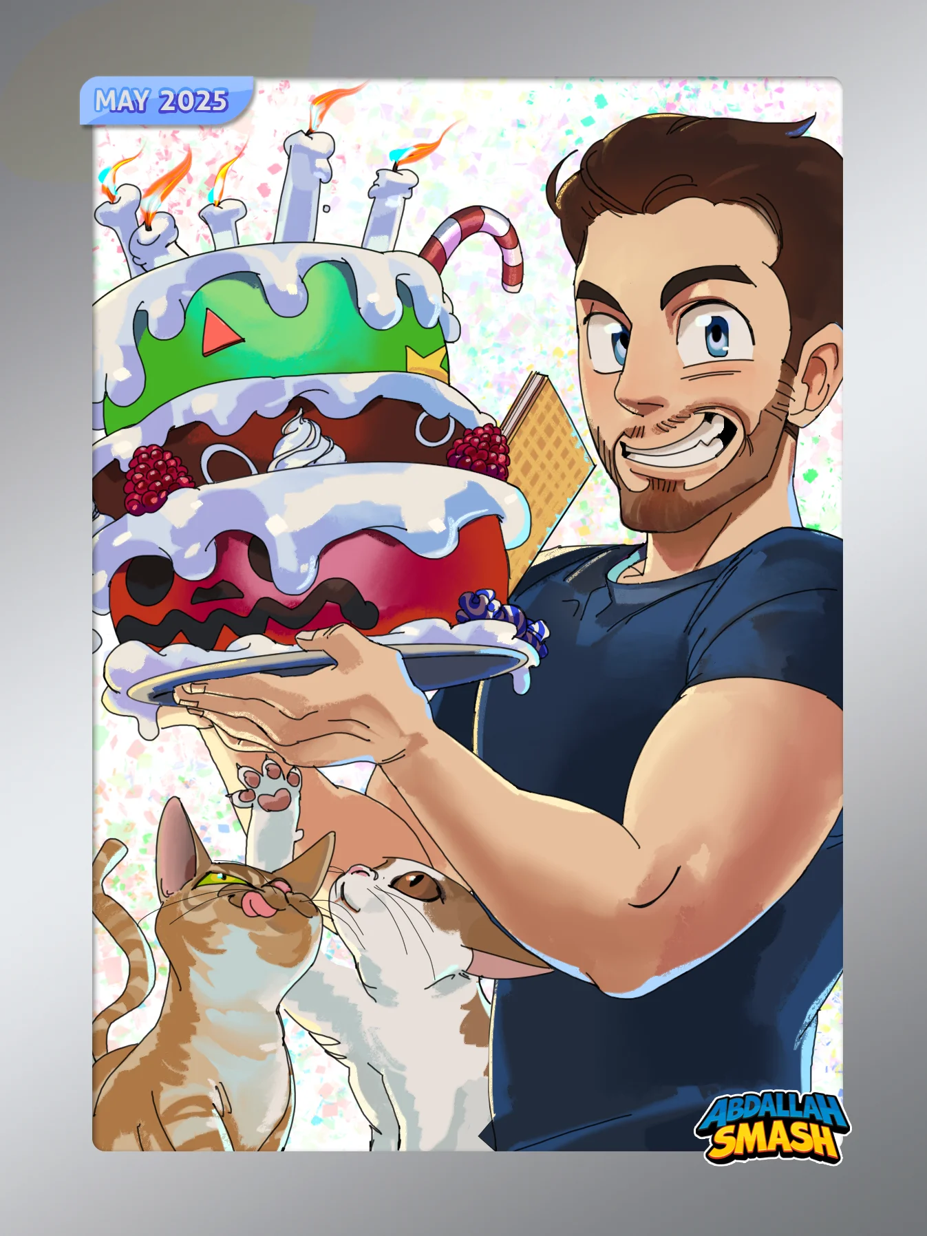 Abdallah Smash Trading Card [BIRTHDAY 2025] product image (1)