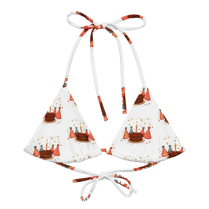 cat brigade birthday All-Over Bikini Top product image (2)