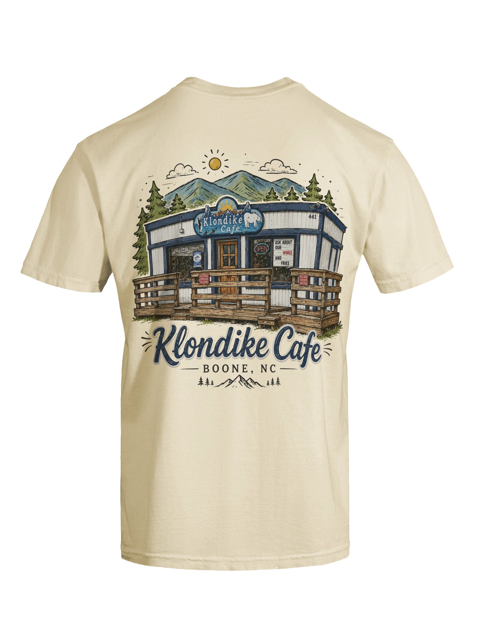 Klondike Cafe Comfort Colors Shirt | Boone Nights We Don’t Talk About product image (31)