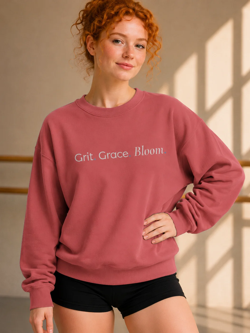 Grit. Grace. Bloom. | Artistry & Resilience | Inspirational Dance Sweatshirt product image (2)