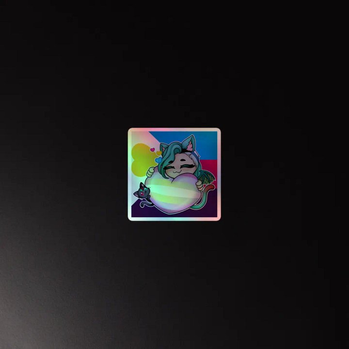 Holo Jemini Pride with Morderin with flag bg product image (2)