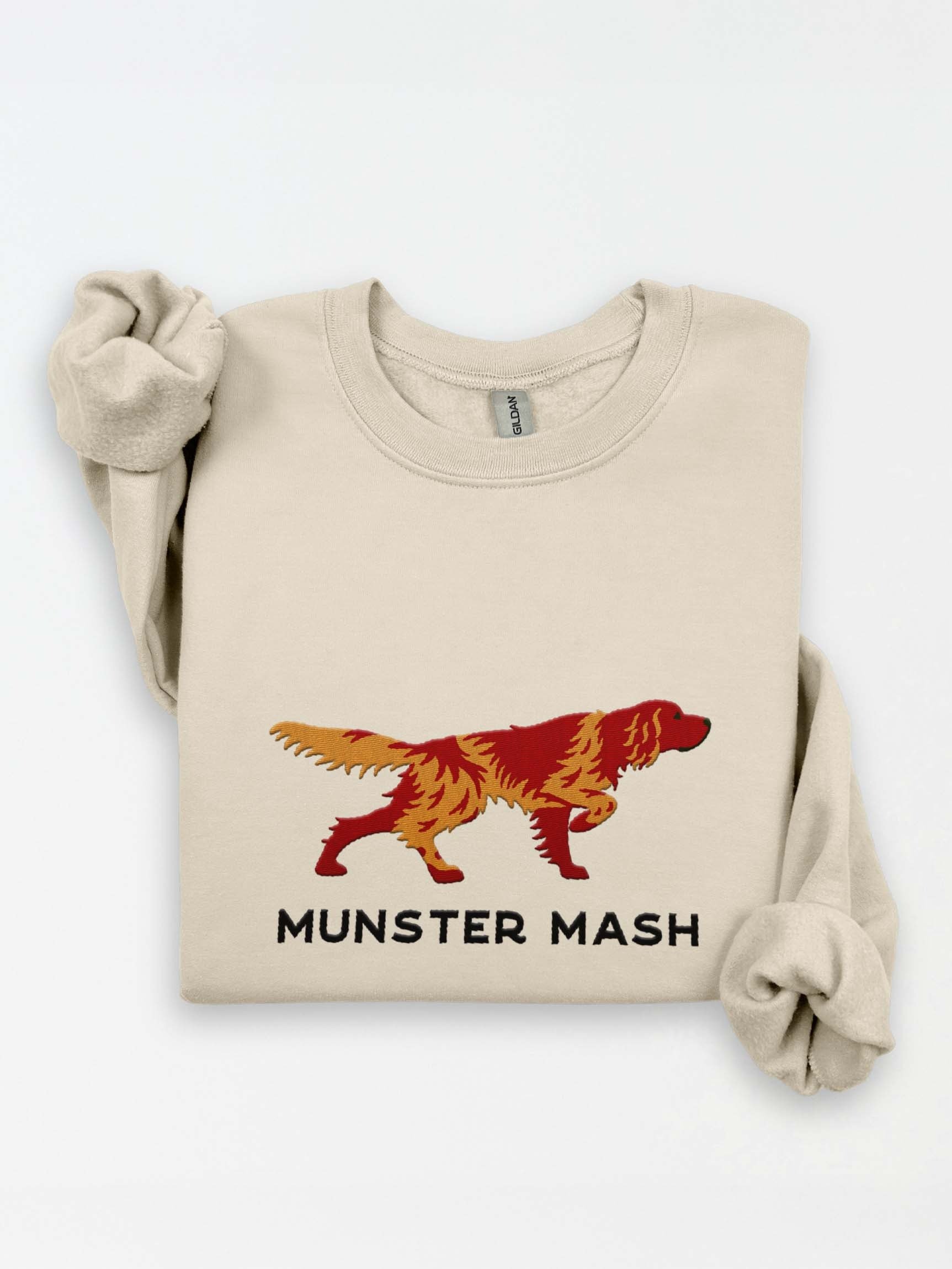 Munster Mash Sweatshirt (Embroidered) of a Small Münsterländer(Brown Roan) product image (1)