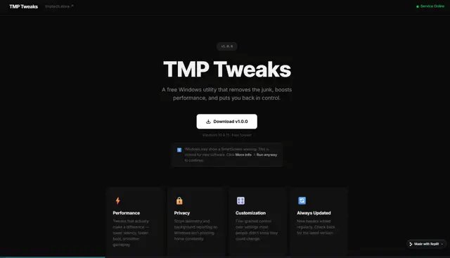 TMP | Fortnite & PC content 🎮 | use code TMPX #EpicAmbassador | tmptech.store https://always-on-service--olivermonkeyora.replit.app/ #TMPTweaks #PCOptimization #FPS #Fortnite
