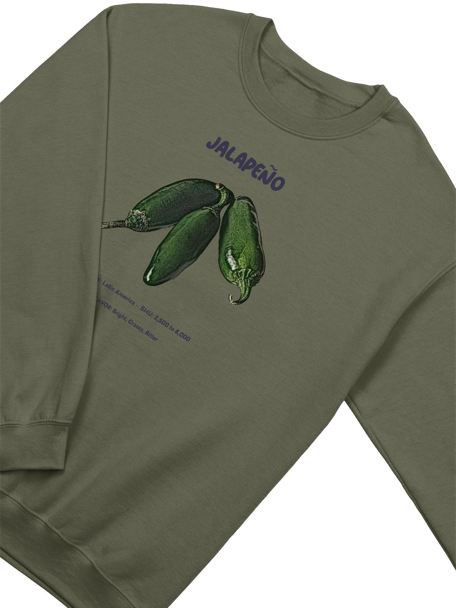 Spicy Trio Jalapeño Crewneck Sweatshirt product image (2)