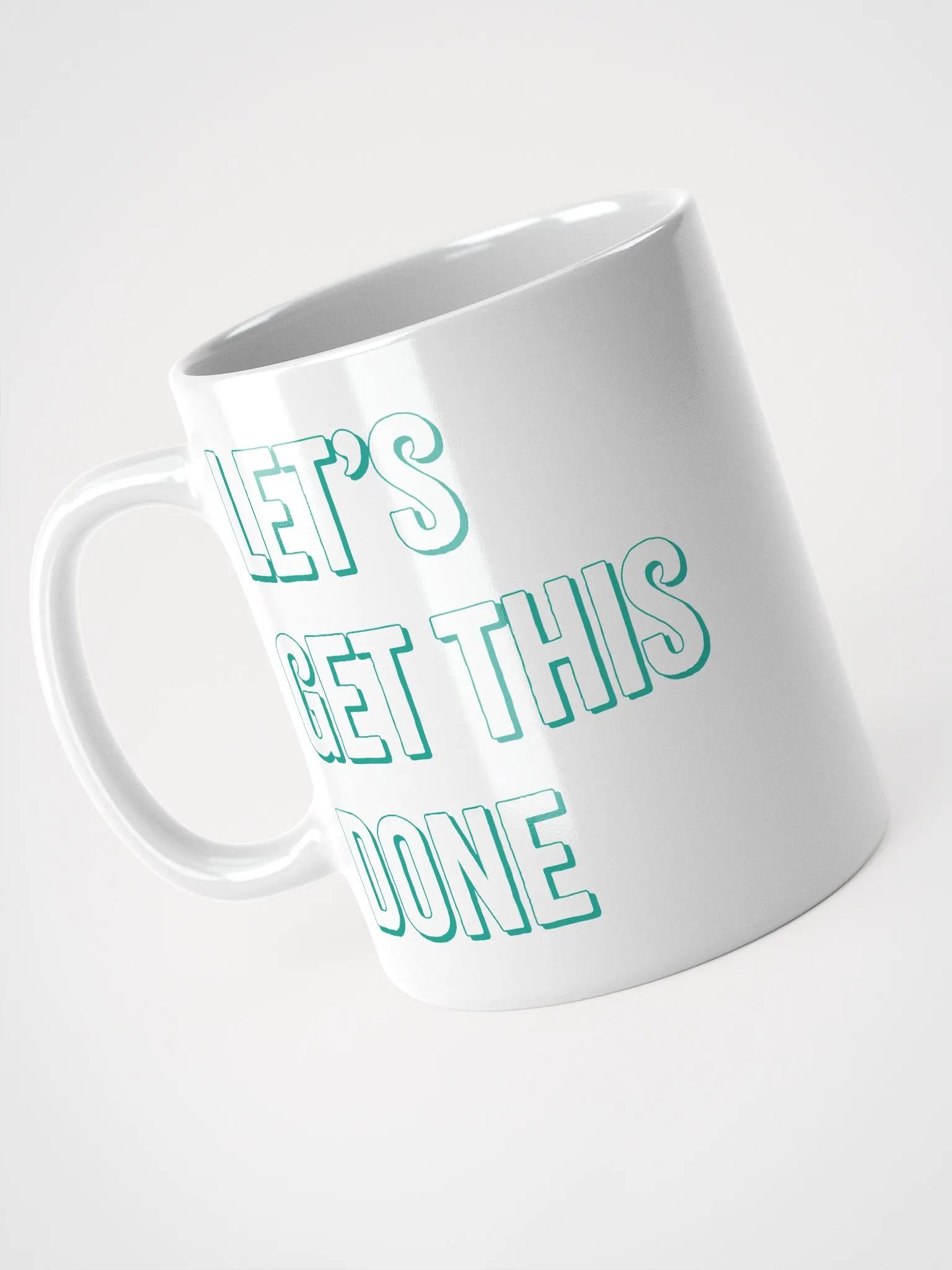 Lets Get This Done Mug 20oz White product image (2)
