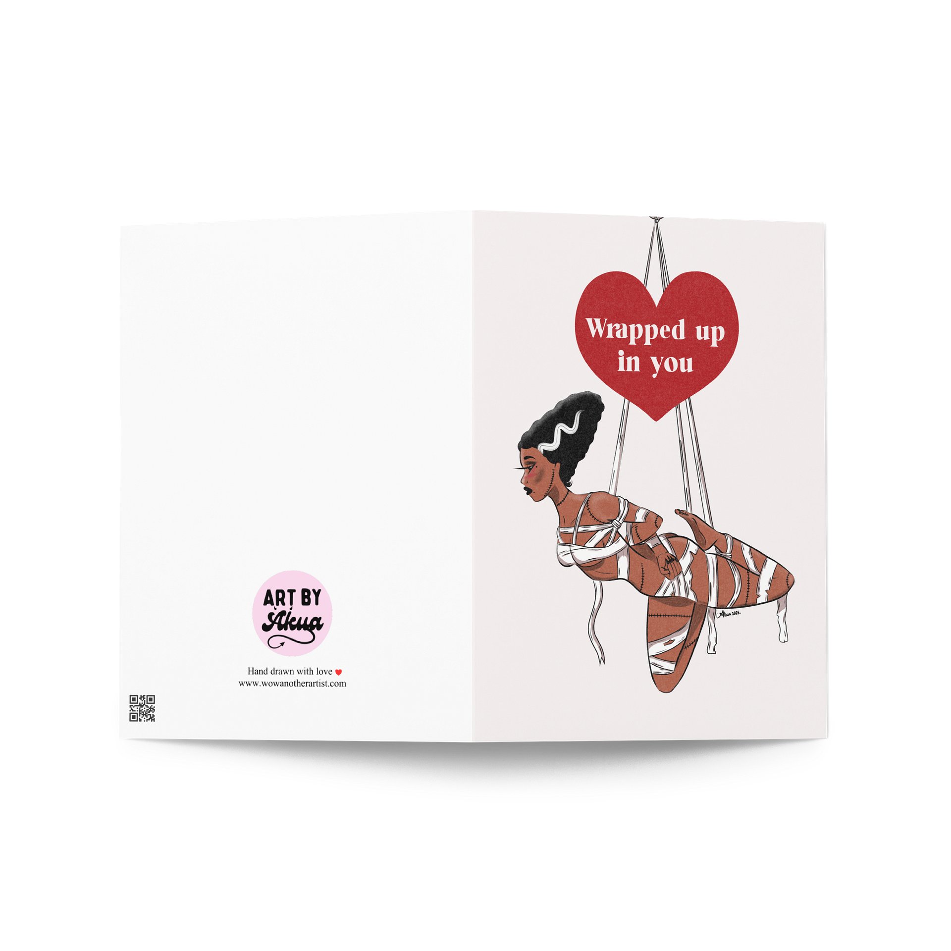 Wrapped Up In You - Valentine's Day Greeting Card product image (2)