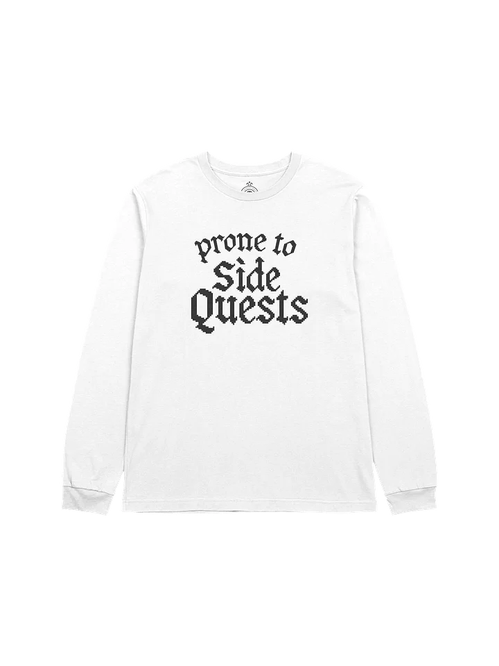 Side Quests long-sleeve tee (light) product image (1)