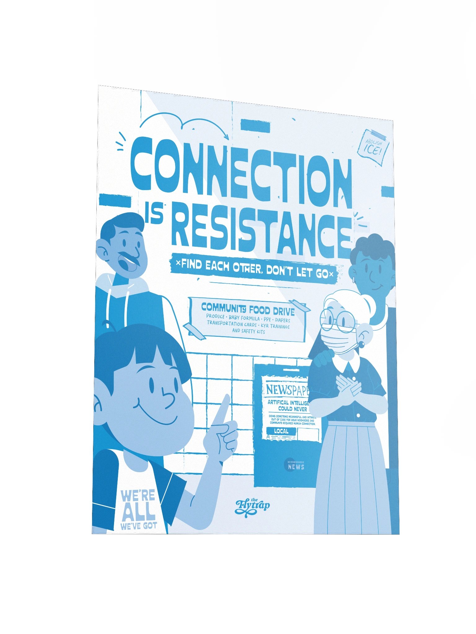 Connection is Resistance 12x16 Poster product image (3)