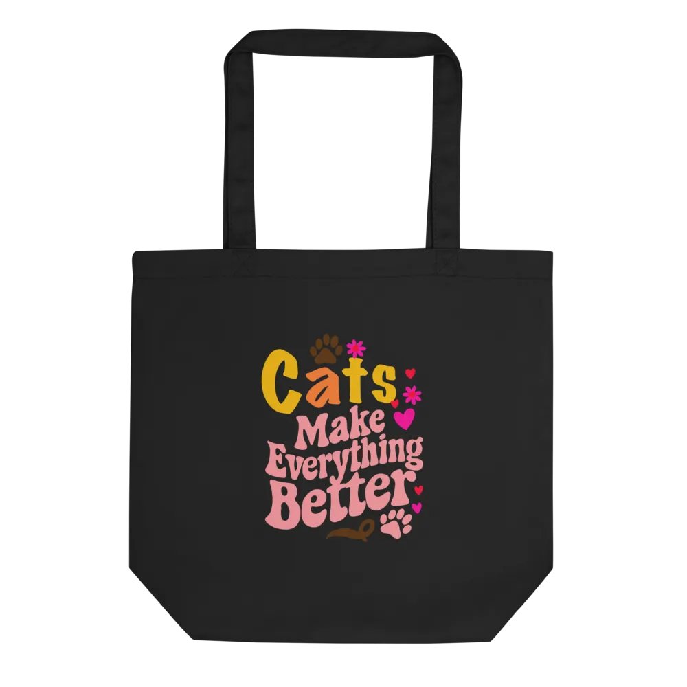 Cats Make Everything Better Eco Tote product image (1)