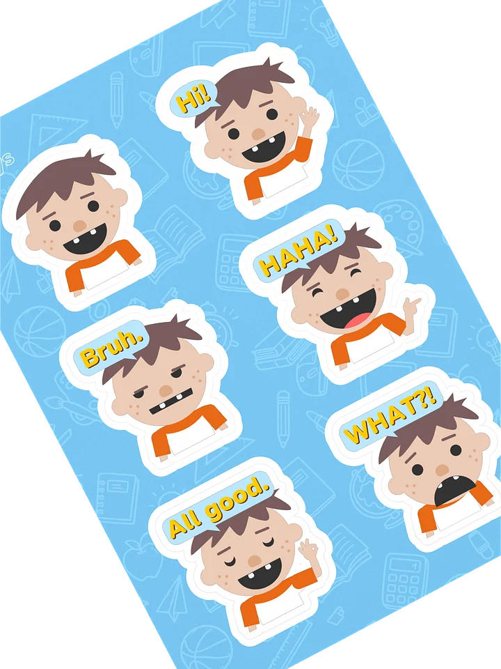 Roys Bedoys Emoji Sticker Sheet product image (1)