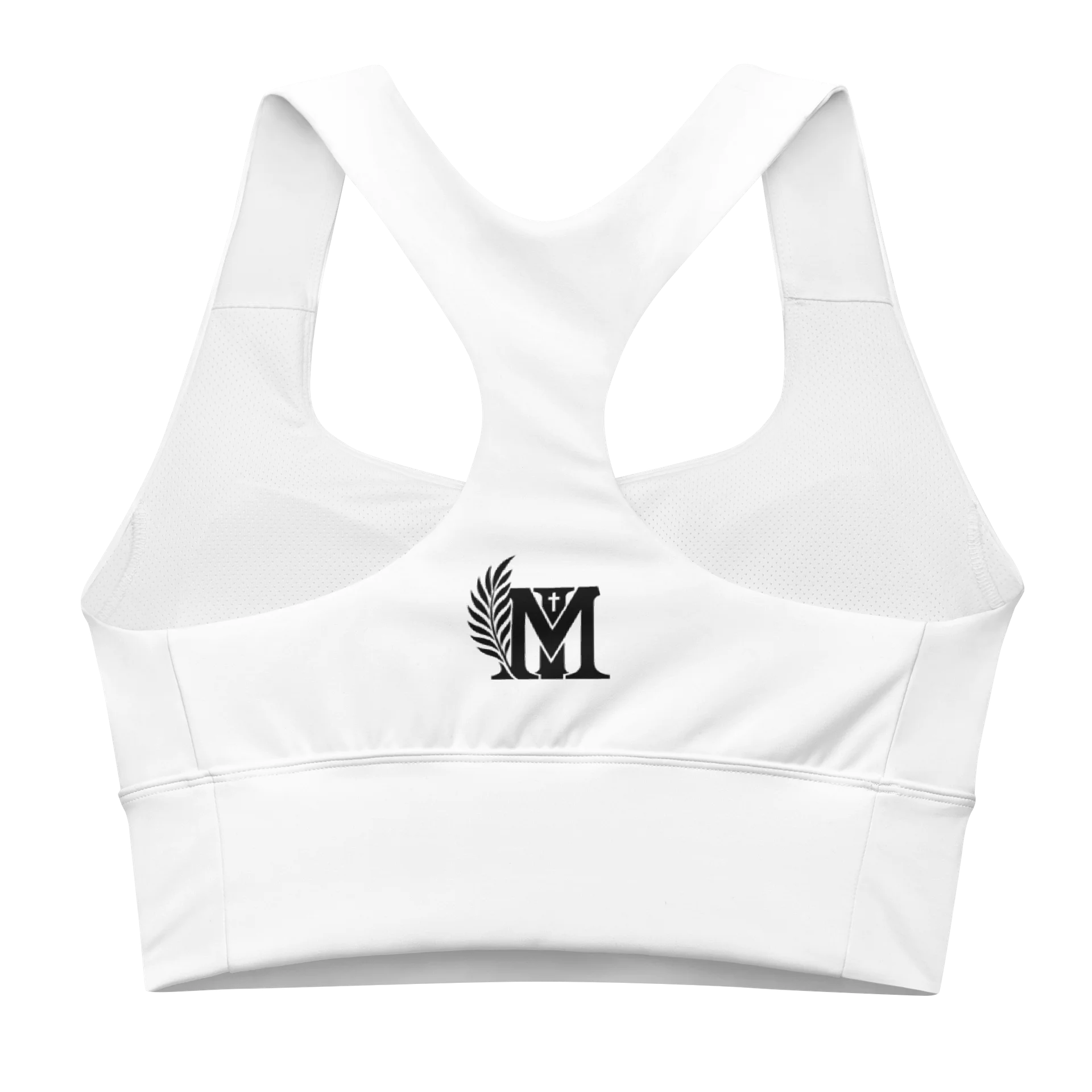 Minimalist Black Longline Sports Bra product image (2)