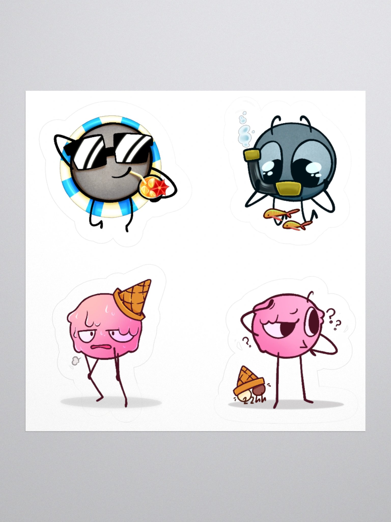 Sun, Sea & Sand Stickers Selection! 🏝️ product image (1)