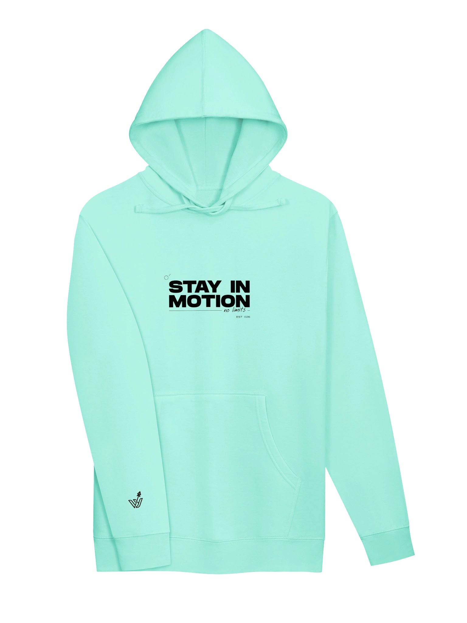 Velyen Stay in Motion Unisex Midweight Hoodie product image (3)
