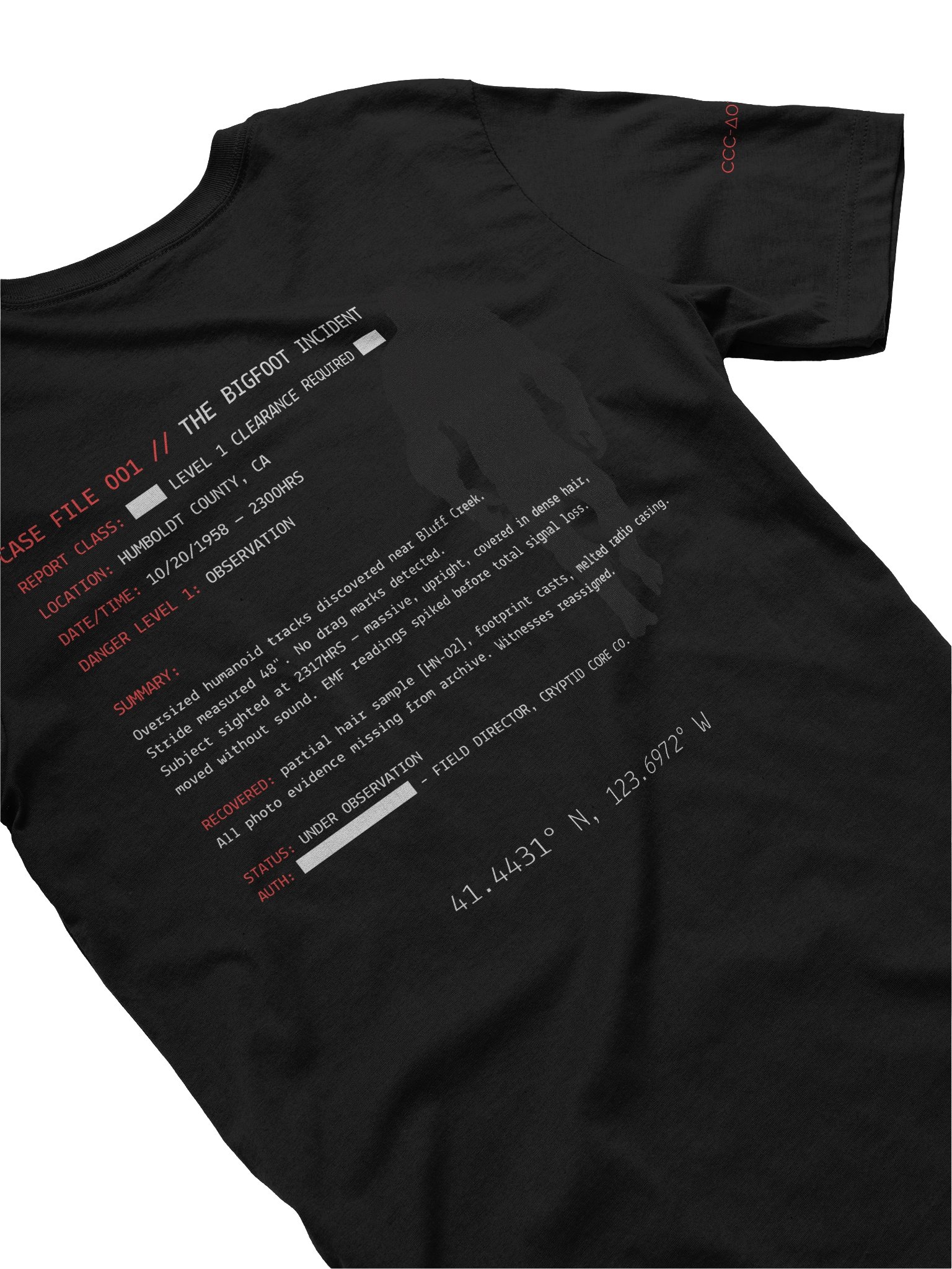 CASE FILE 001 // THE BIGFOOT INCIDENT product image (4)