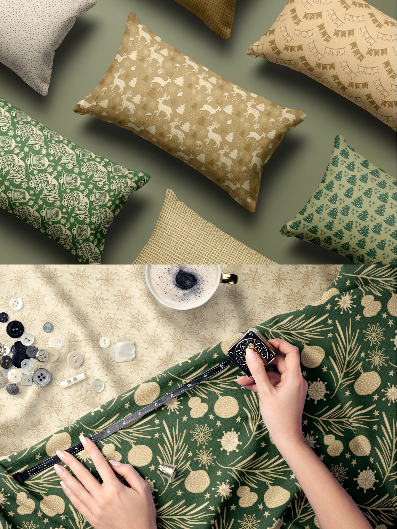 Winter Holidays Patchwork Patterns product image (7)