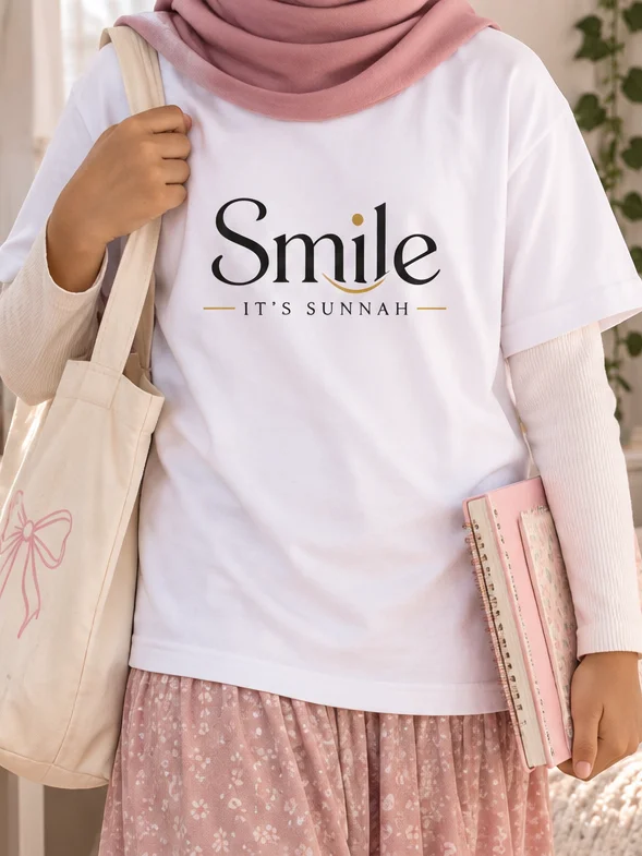 Smile It's Sunnah Youth Tee