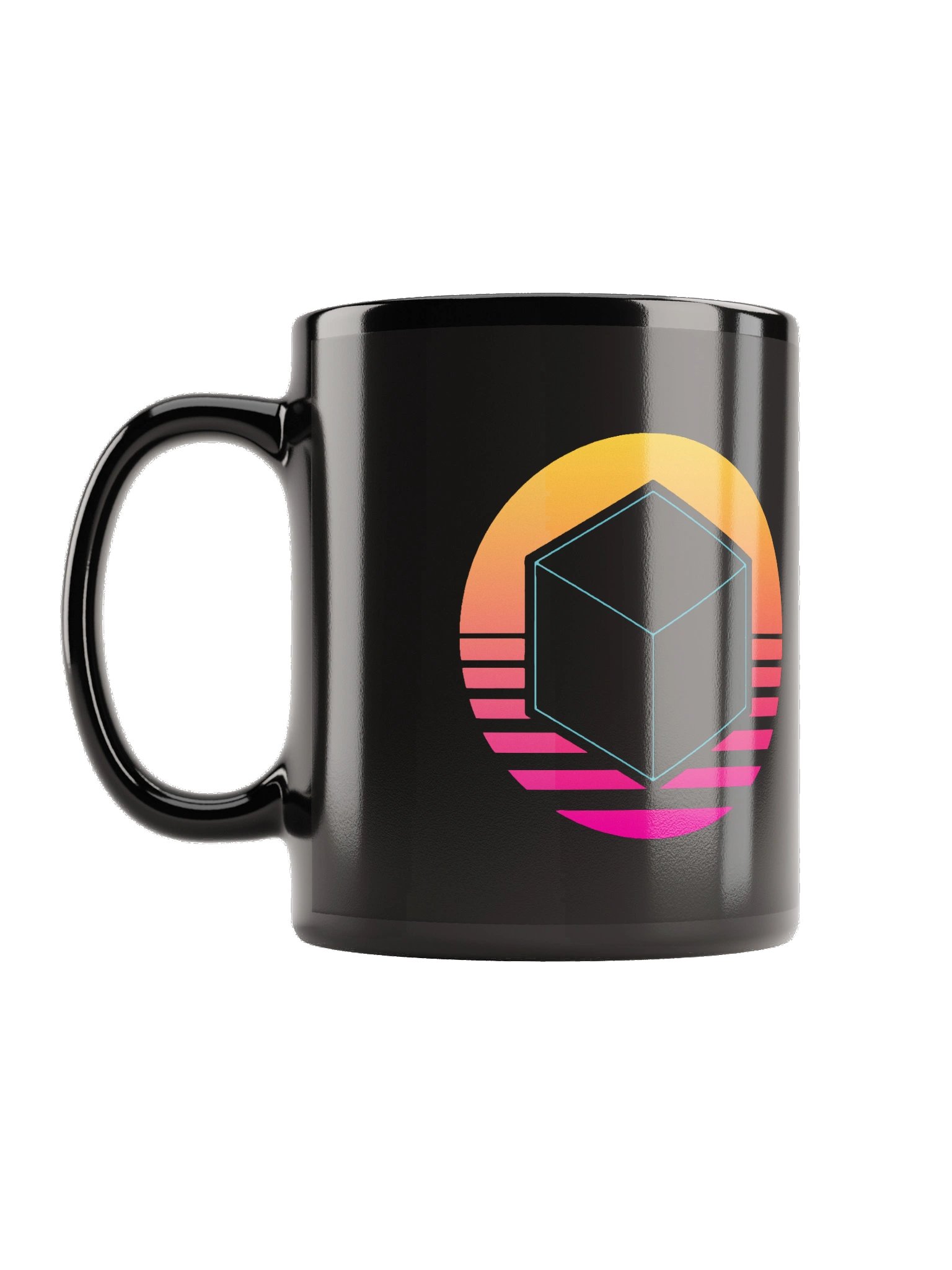 Black Glossy Mug product image (2)