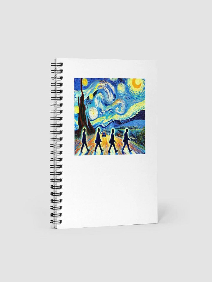 📔 The Beatles – Abbey Road Van Gogh-Inspired Spiral Journal product image (1)