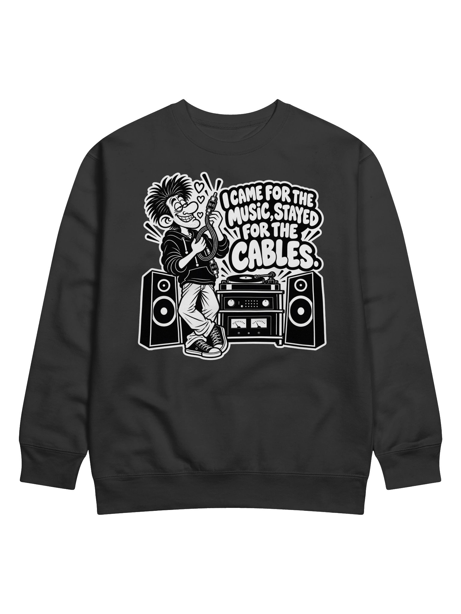 I Came For The Music, Stayed For The Cables - Long Sleeve T-shirt product image (11)