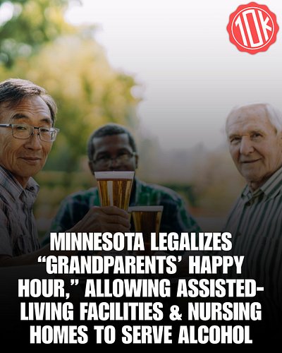 Minnesota just leagalized the sale of alcohol in Nursing Homes. Nature is healing...

#minnesota #twincities #minnesotan