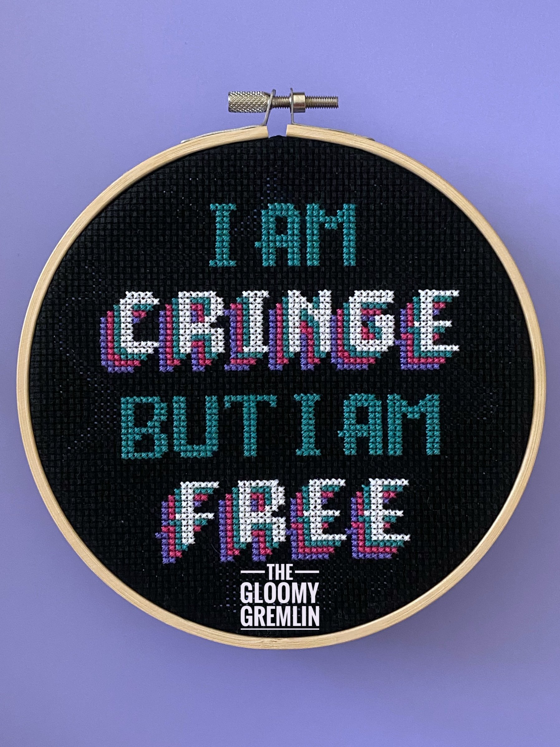 Cringe But Free - Cross Stitch Pattern product image (1)