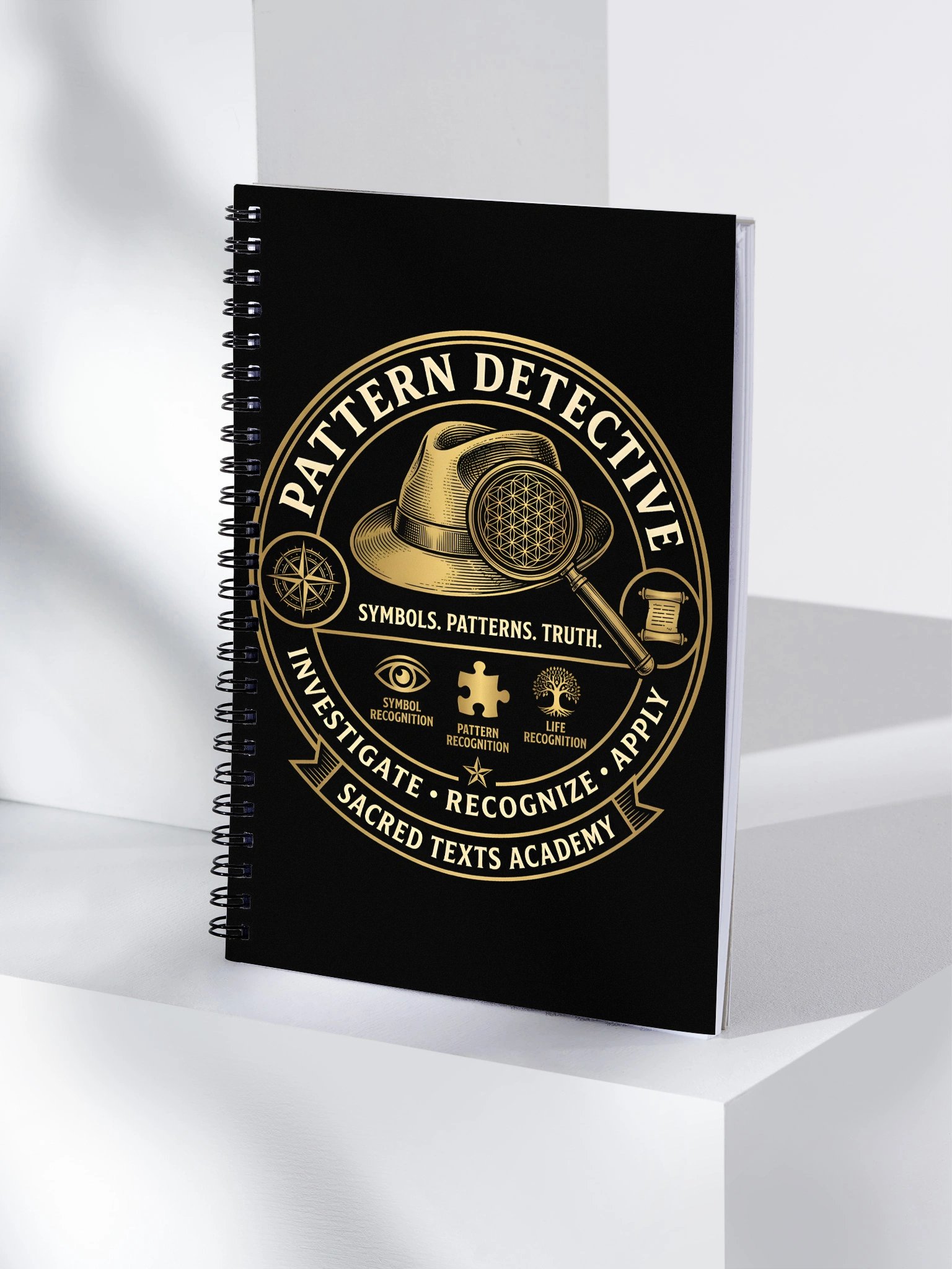 The Pattern Detective™ Spiral Notebook product image (4)