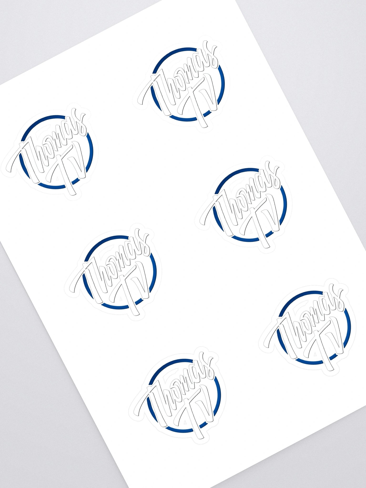 ThomasTV Logo Sticker Sheet product image (3)