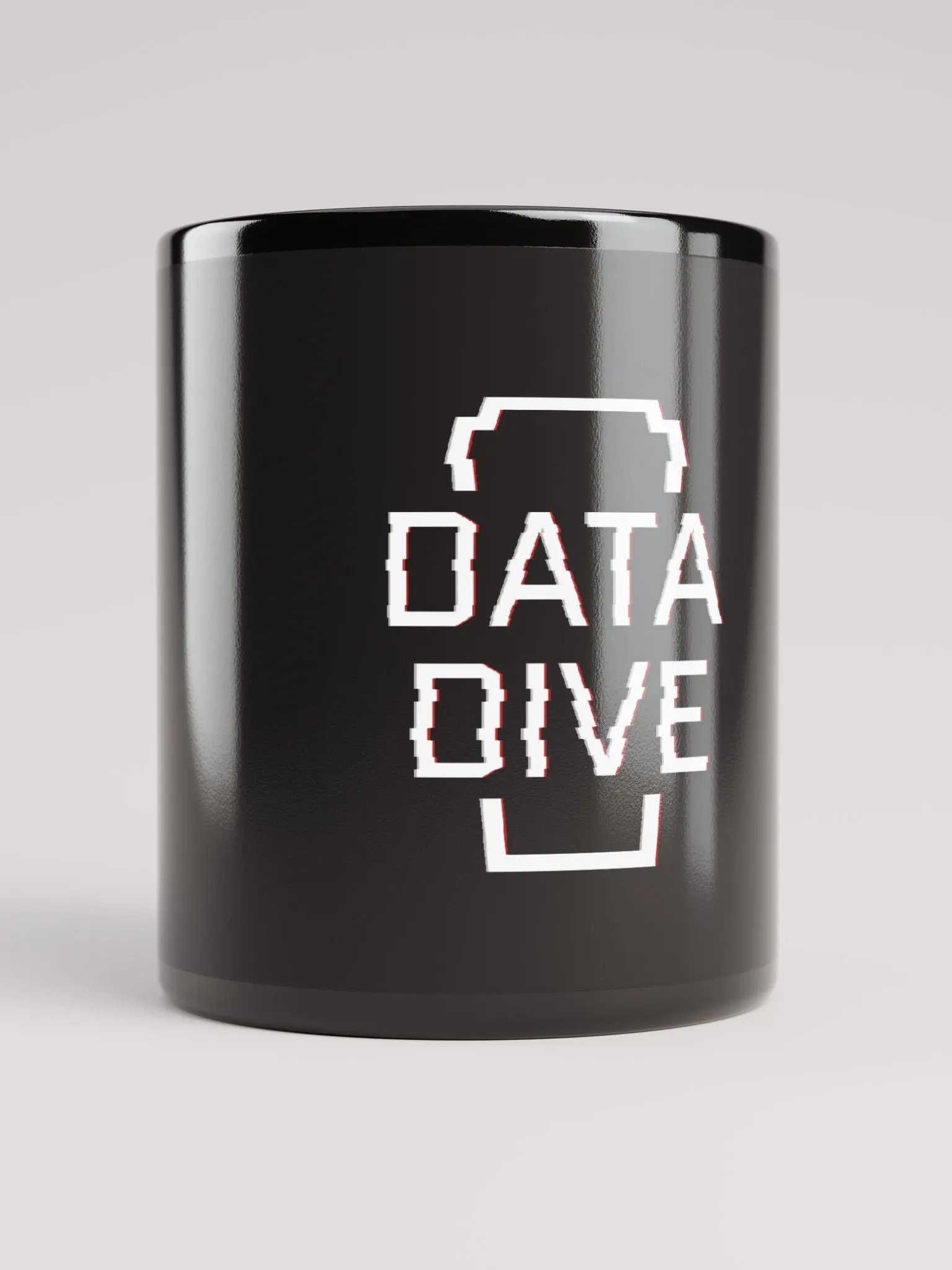 Data Dive Black Glossy Mug product image (1)
