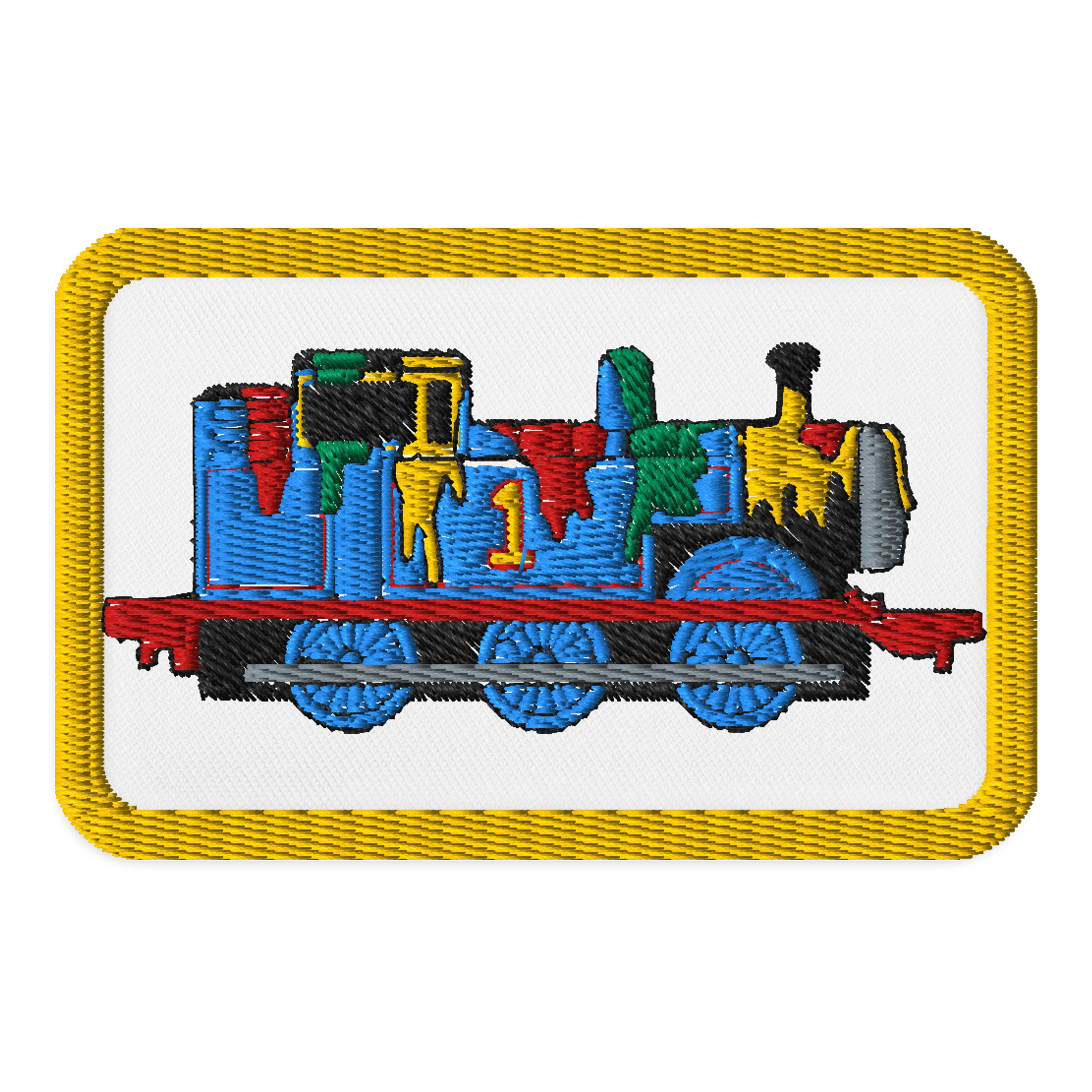 Paint Splatter Thomas Embroidered Patch product image (1)