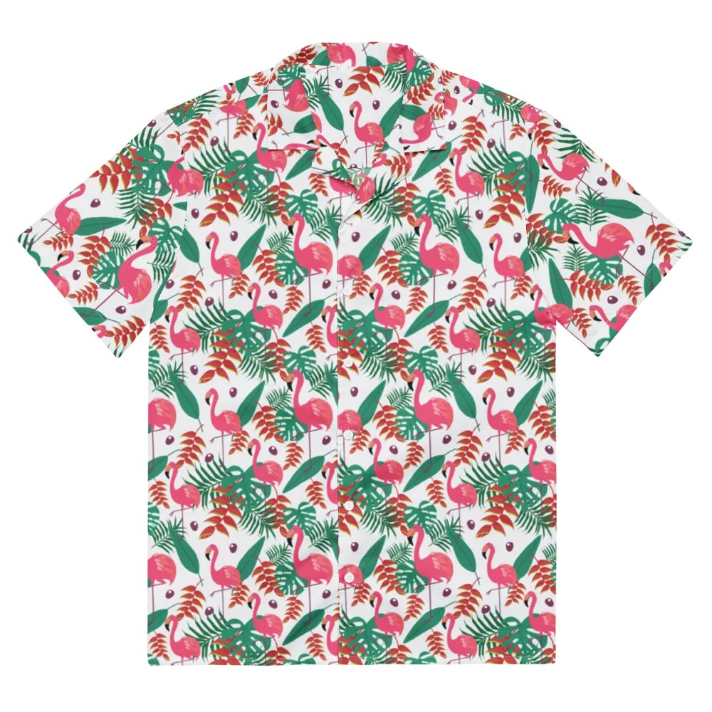 Flamingo Tropical Vibes Hawaiian Shirt product image (6)