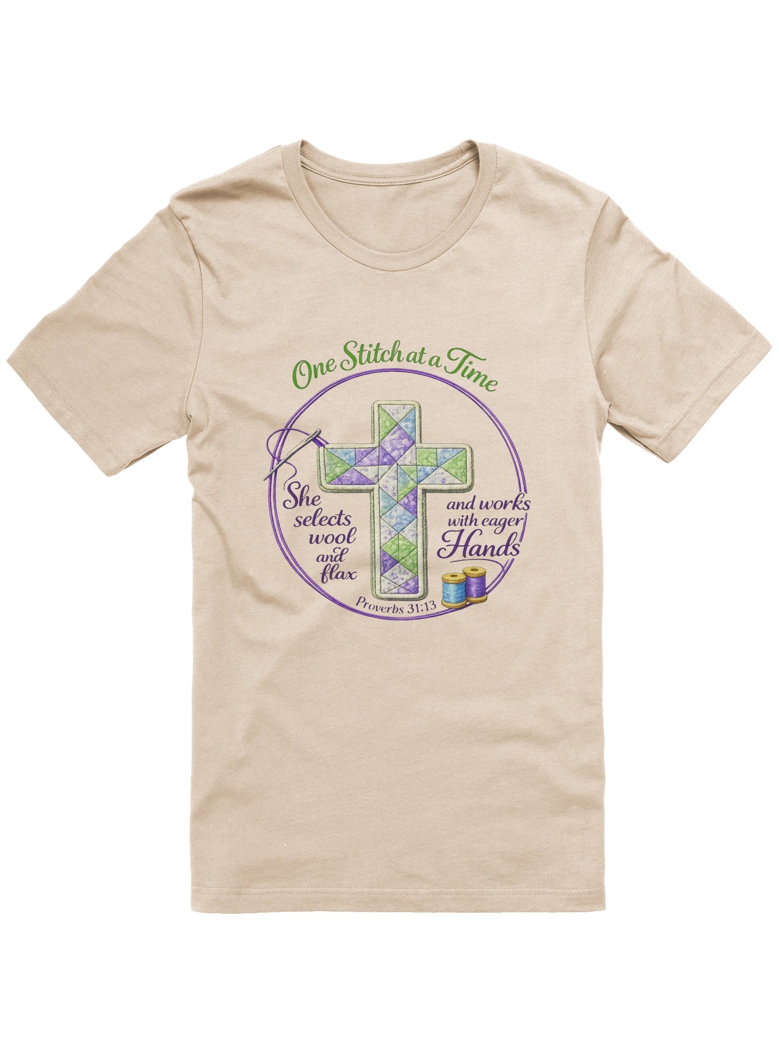 Eager Hands Quilted Cross T-Shirt product image (5)