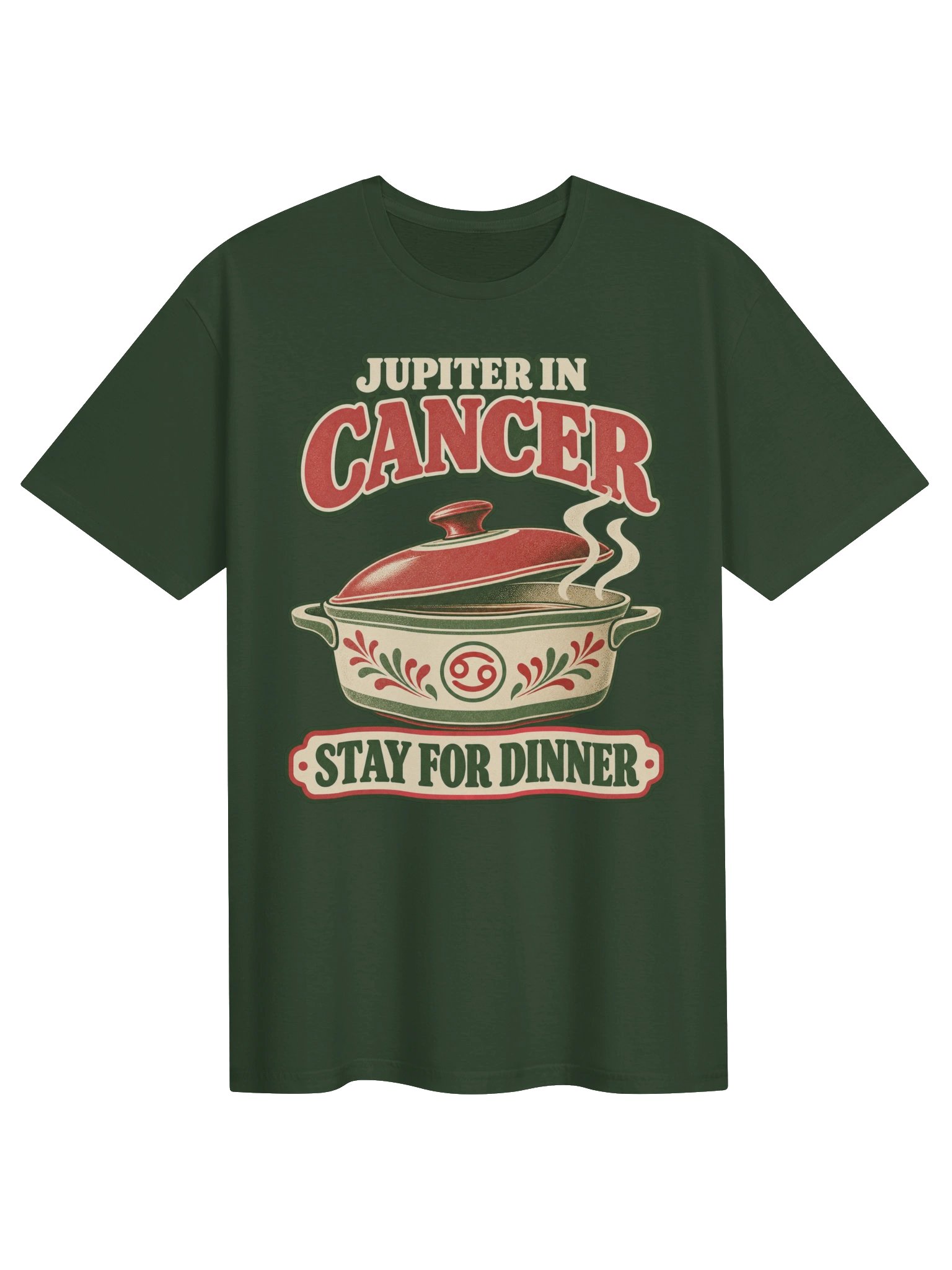 Jupiter in Cancer Stay for Dinner Tee product image (1)
