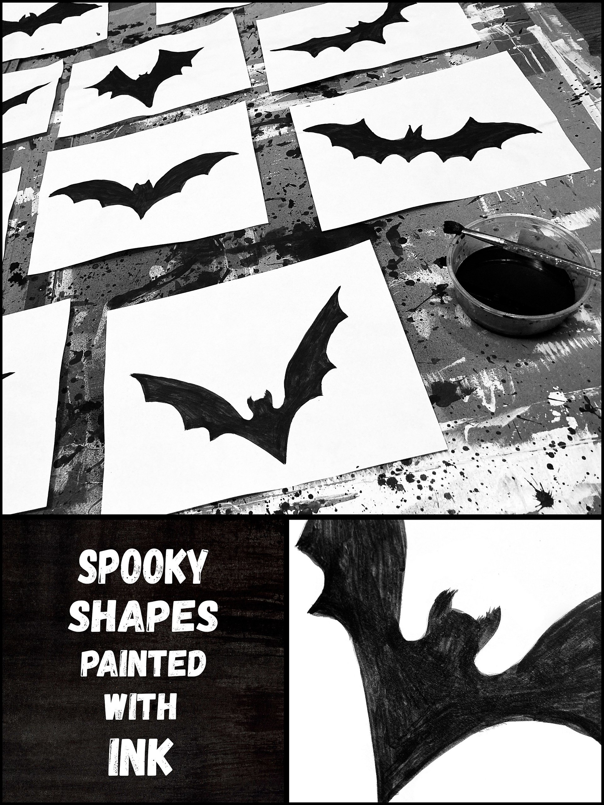 THROW PILLOW - DOUBLE-SIDED BATS & DOTS product image (4)
