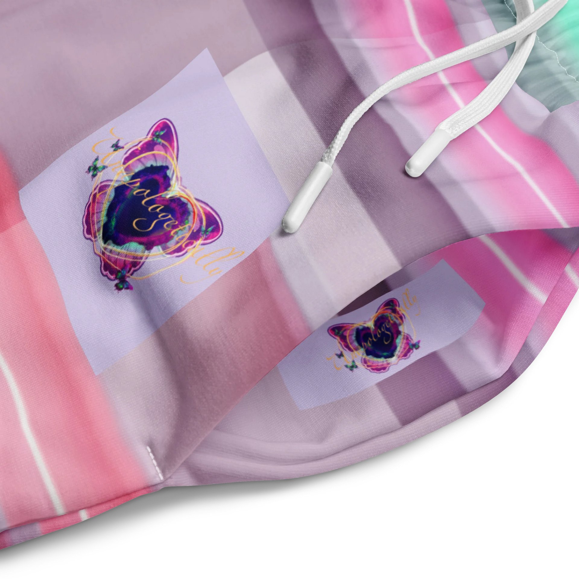 Pastel Striped Dreams Wide-Leg Joggers product image (3)