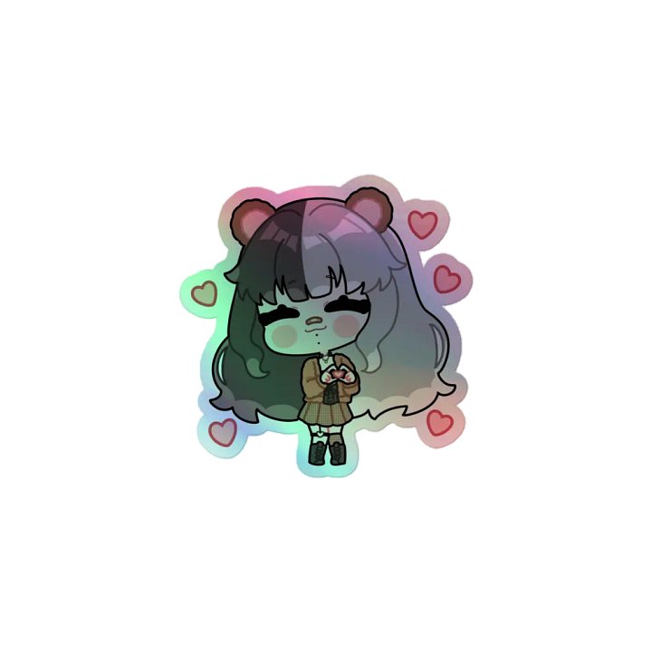 Heart Holographic Sticker product image (1)