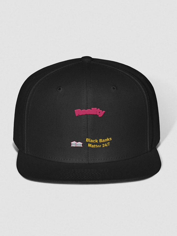 Wool Blend Snapback: Black Banks Matter 24/7 Edition product image (1)