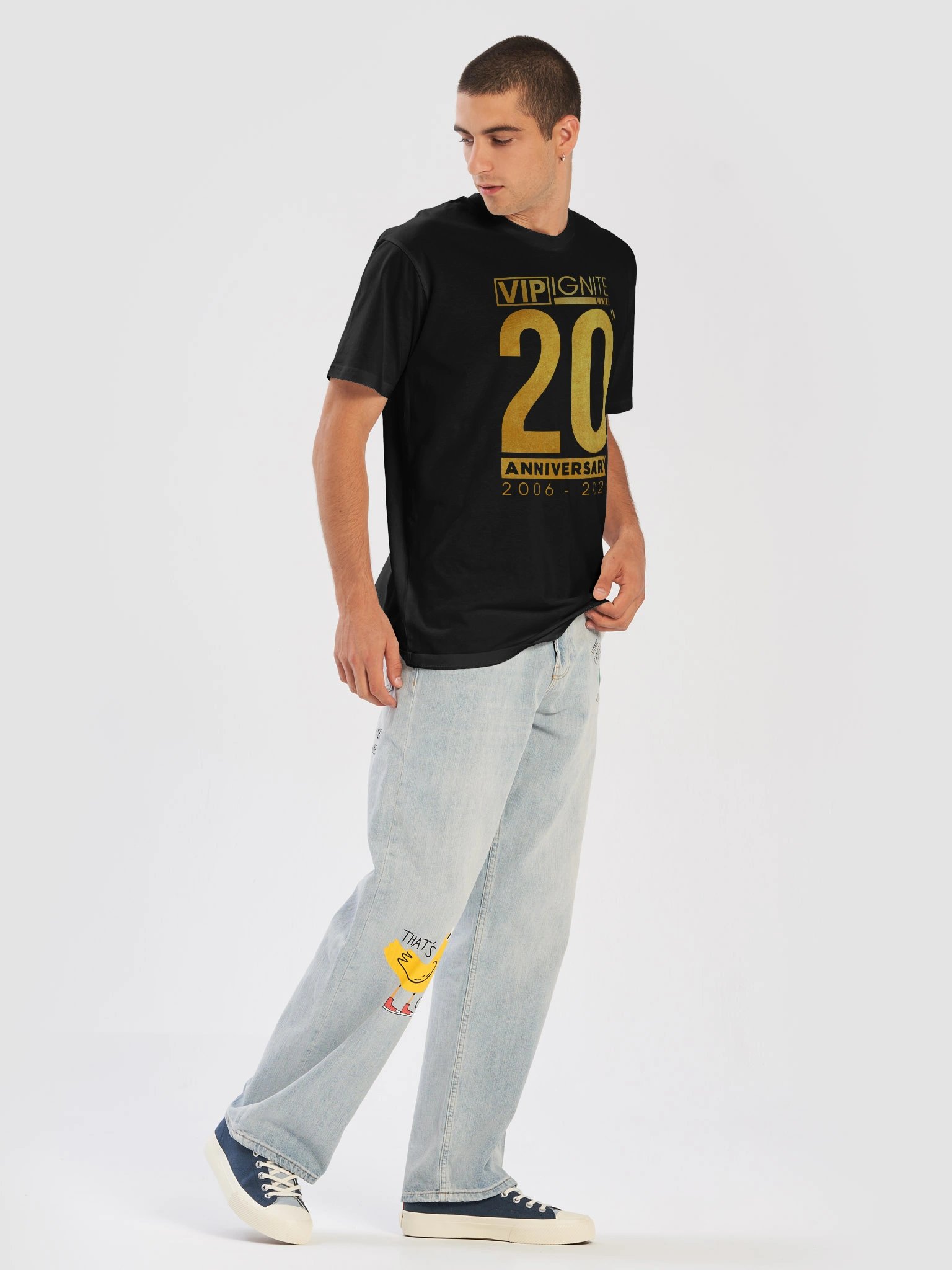 VIP IGNITE 20th Anniversary Tee – Gold Edition product image (1)