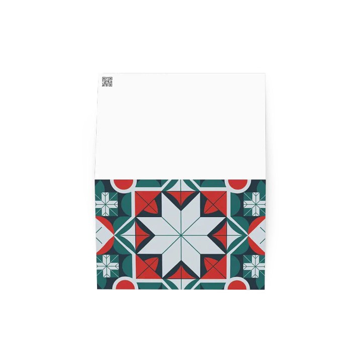 Kaleidoscope patterned greeting card product image (4)