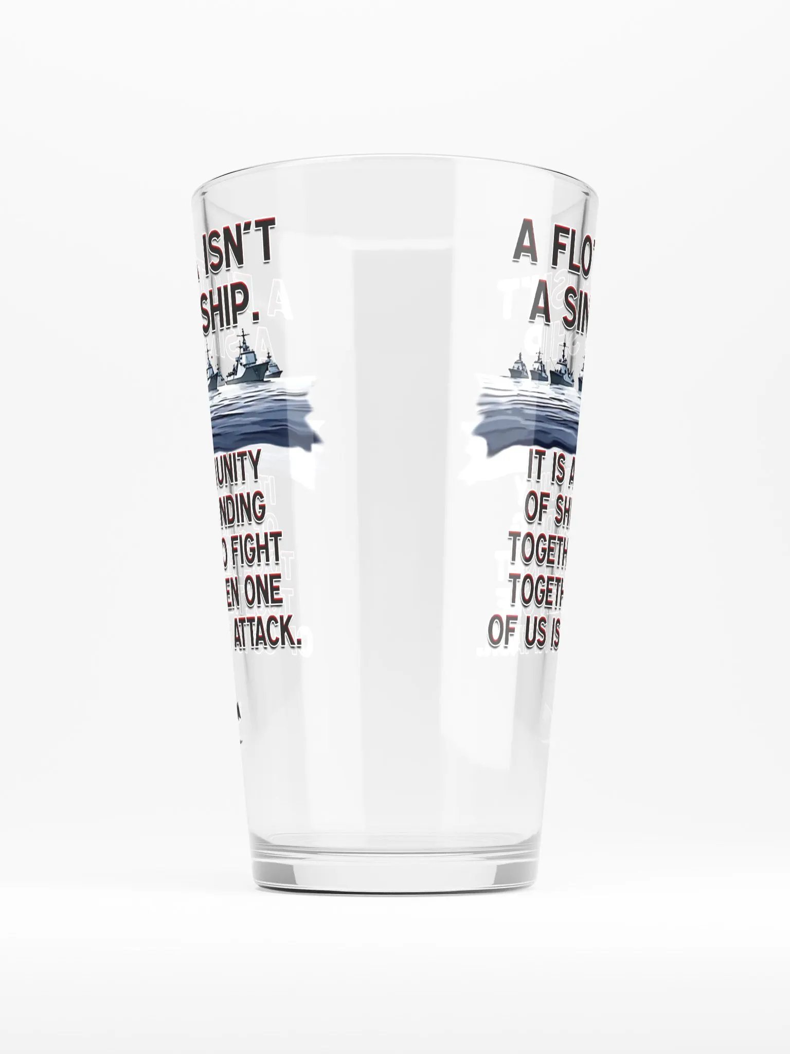 A Flotilla - Pint Glass product image (2)