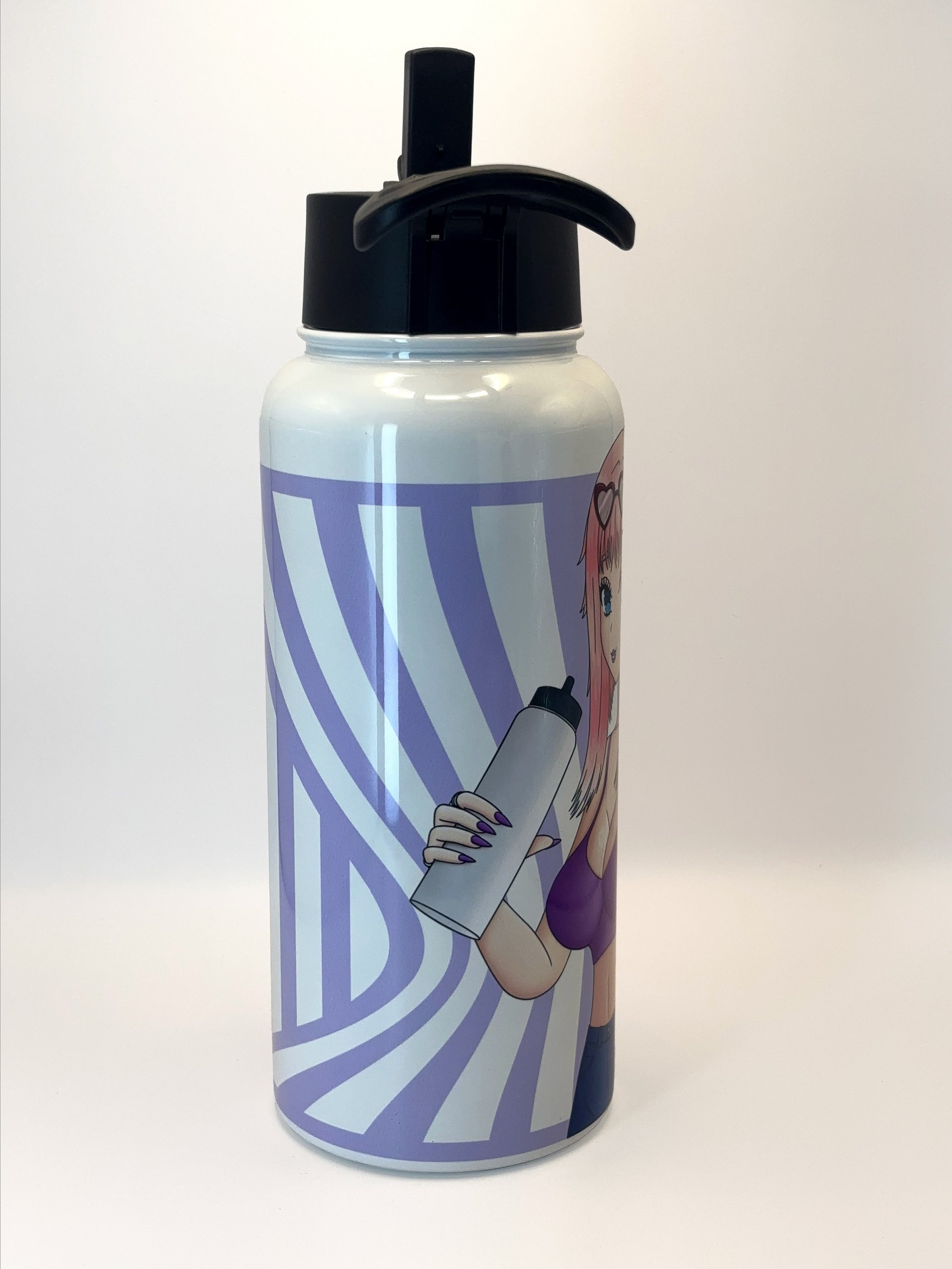 Lewd Momoko Stainless Steel Water Bottle (32 oz) product image (7)