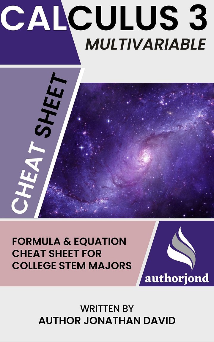 Multivariable [CALC 3] - The Ultimate Cheat Sheet for Math and Physics product image (1)