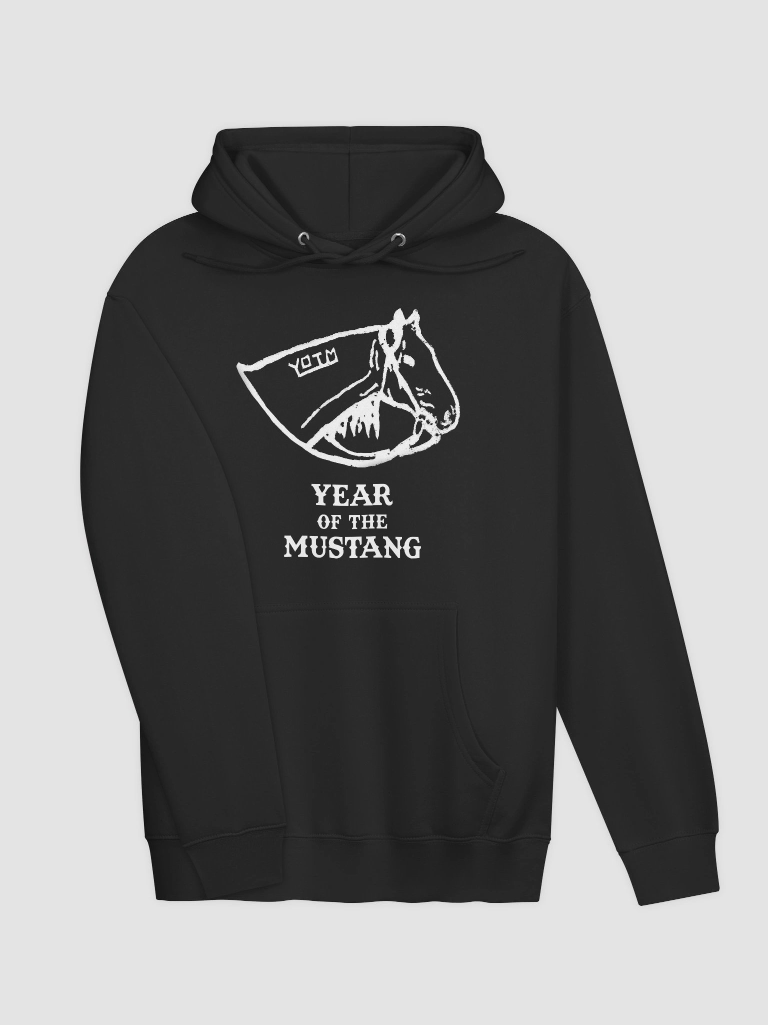 Year of the Mustang Hoodie (White Logo) product image (14)