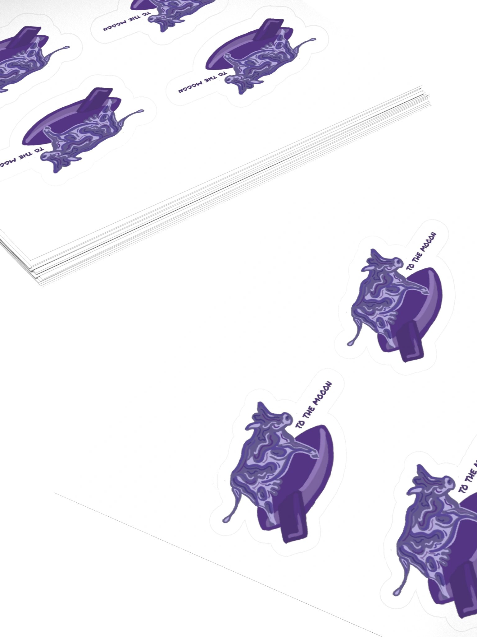 To the Mooon - Sticker (small) product image (4)