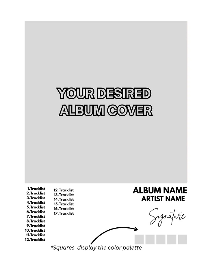 Personalized Music Album Cover product image (2)